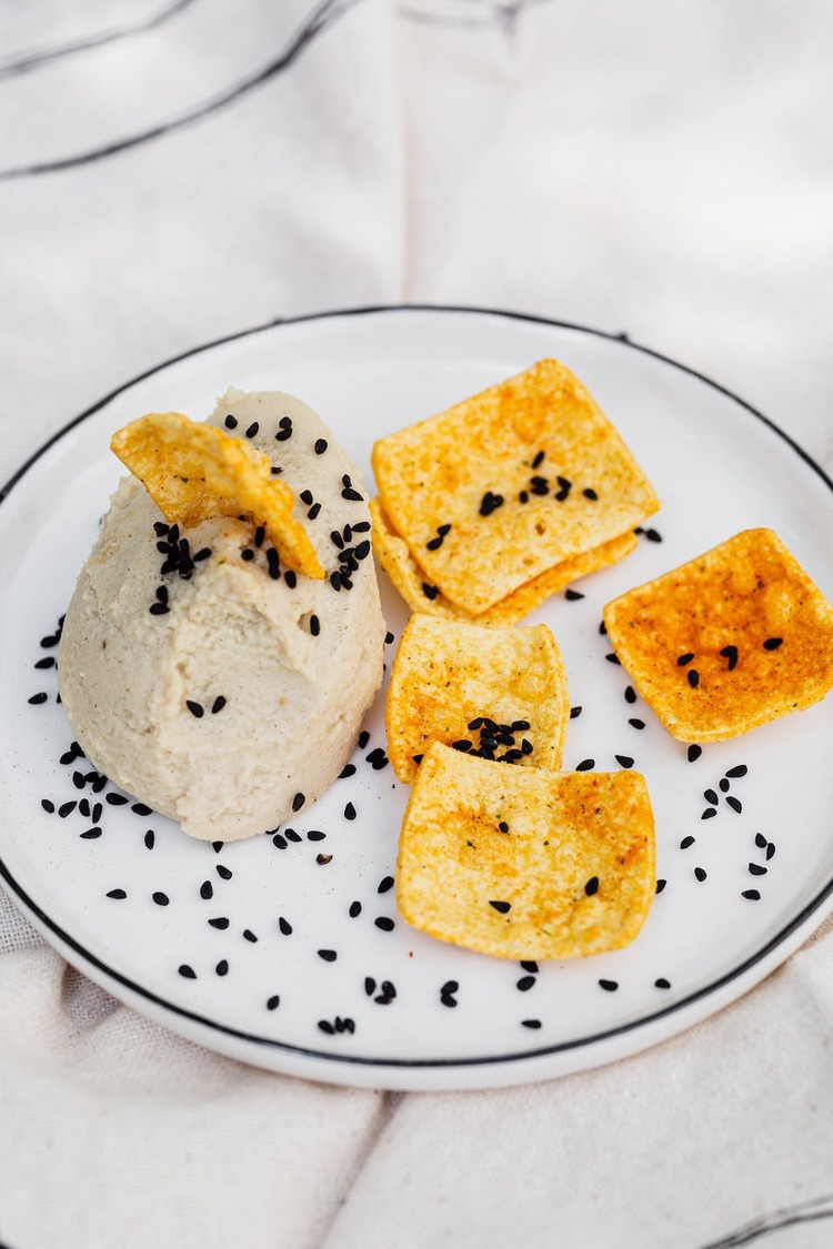 Toasted Black Sesame Seed Hummus - Hummus Recipe