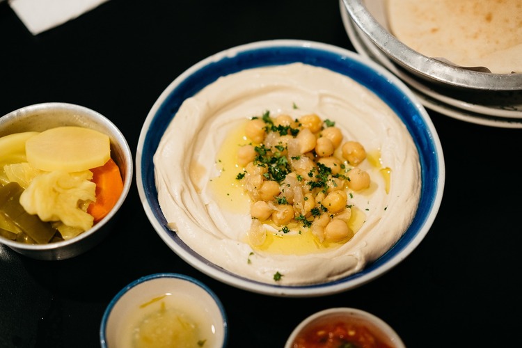 Hummus Recipe - Chickpea Hummus with Parsley and Olive Oil