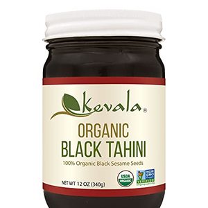 Enjoy the Rich and Nutty Flavor of Black Sesame Seeds in this Creamy, Organic Tahini Spread